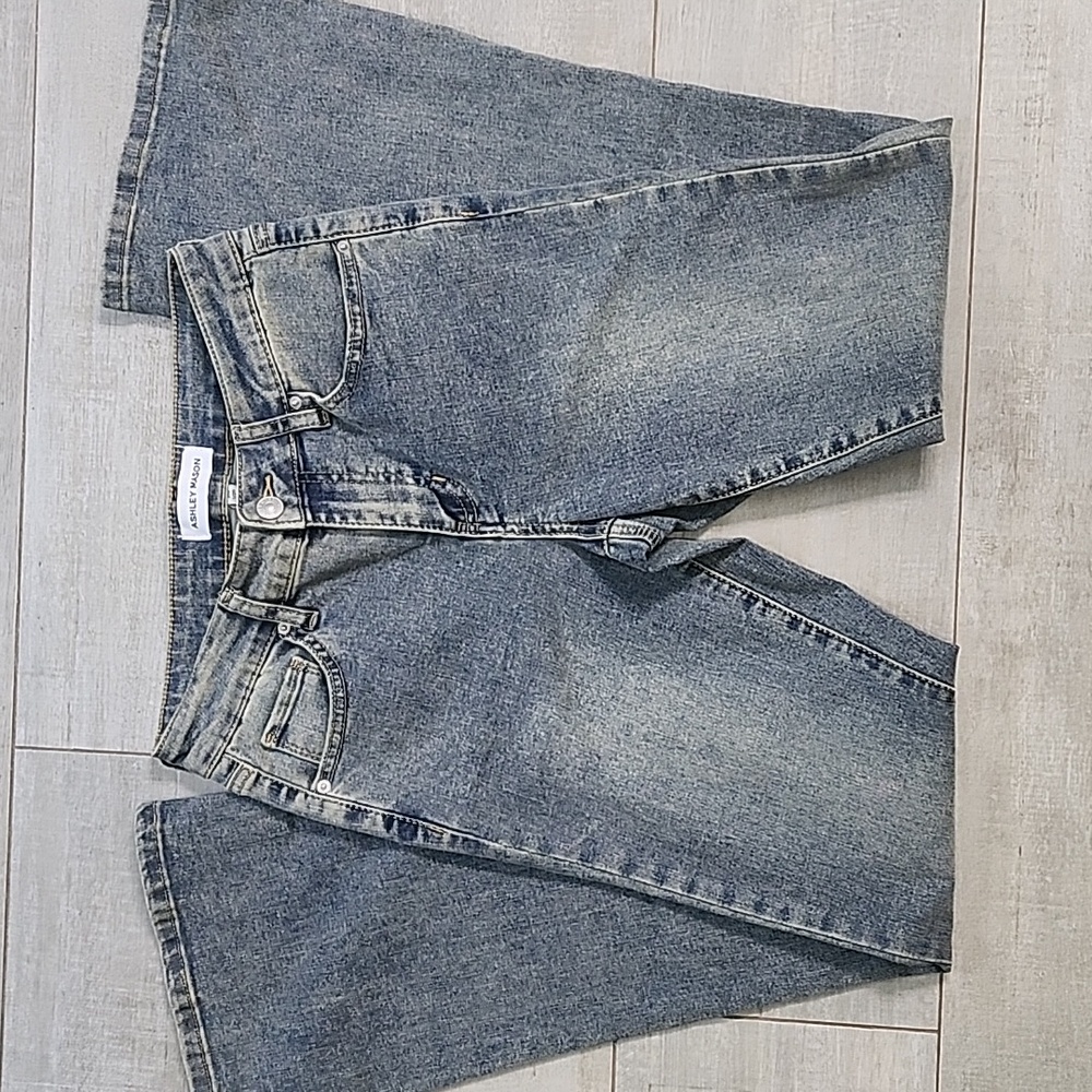 Ashley Mason Women's Denim Flare Jeans